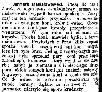 jarmark stanisławowski w Żarkach, 1906 rok.jpg