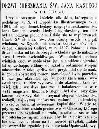 drzwi mieszkania św.Jana Kantego w Olkuszu, 1862 r., cz.1.jpg