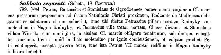 Helcel, Z ksiąg dawnych sądowych ziemskich i grodzkich ziemi krakowskiej, 1401 rok.jpg