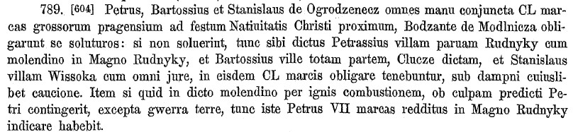 Petrus, Bartossius et Stanislaus de Ogrodzenecz, 18 czerwca 1401, SPPP 2.jpg