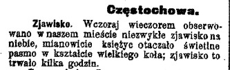 zjawisko, Cżestochowa, G.Cz., z dnia 23.04.1907 r..jpg