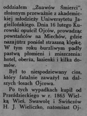 Ojców w XIX wieku do 1863 r., Ziemia nr 1, 1956, cz.4.jpg