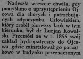 Ojców w XIX wieku do 1863 r., Ziemia nr 1, 1956, cz.1.jpg