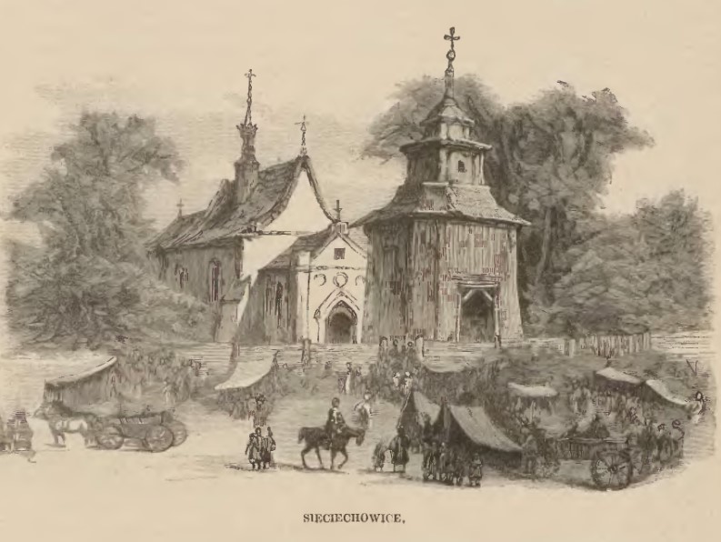 odpust w Sieciechowicach, Kłosy 1155, 1887 r., rysunek.jpg