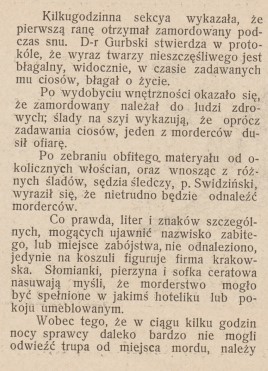 Zawady, Tajemnicza zbrodnia, Świat, 32, 1910r., cz.2.jpg