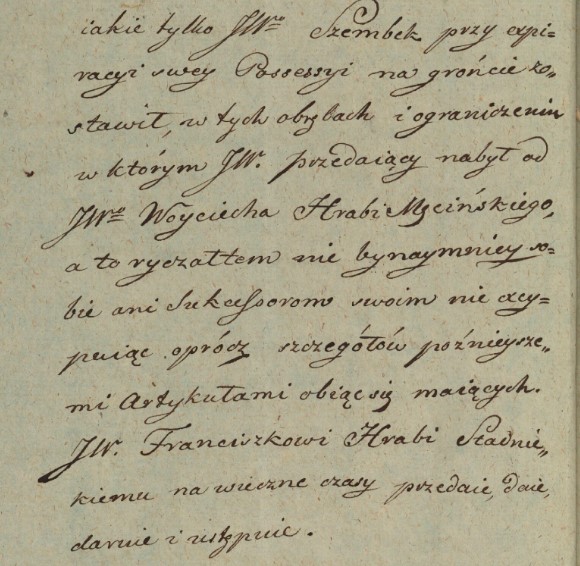 1808 r, Stanisław Męciński-Franciszek Stadnicki, Choroń, Zaborze, Przybynów, Poraj, cz.8.jpg