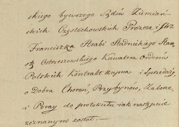 1808 r, Stanisław Męciński-Franciszek Stadnicki, Choroń, Zaborze, Przybynów, Poraj, cz. -1.jpg