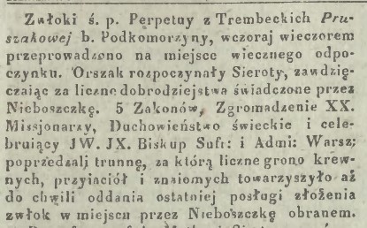 pogrzeb, Perpetua Pruszakowa, K.Warsz. 140, 1938 r..jpg