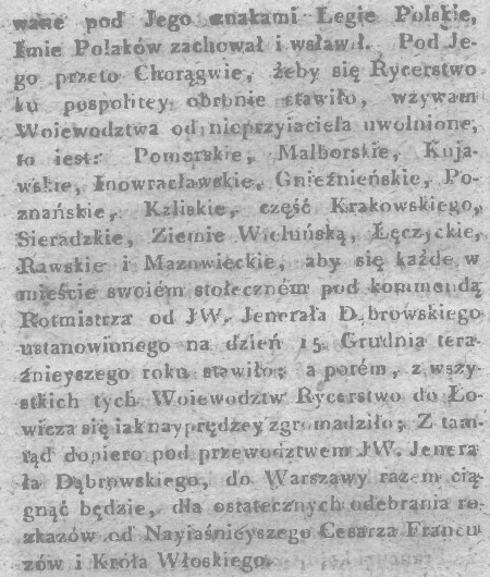 Uniwersał na pospolitą obronę. Gaz.Pozn. 102, 1806 r., cz.7.jpg