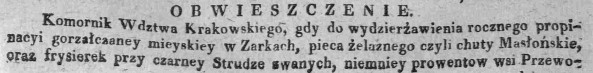dzierżawa pieca Masłońskie, Dz.U.W.K. 21, 1823 r., cz.1.jpg