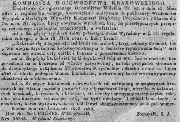 zakazy dotyczace handlu solą, Dz.U.W.K. 51, 1823 r..jpg