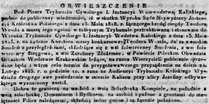 Licytacja Smolenia z przyległościami, po Teodorze Wesselu, Dz.U.W.K. 5, 1825 r., cz.1.jpg