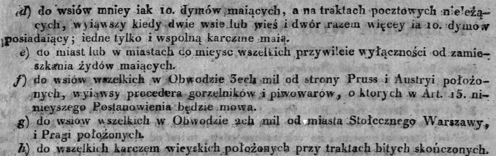 koncesje na alkohol, 1825 rok, Dz.U.W.K. 20, 1825 r. cz.2.jpg