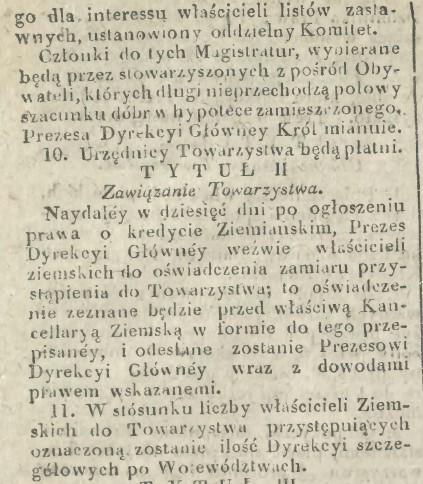 Prawo o ustanowieniu Towarzystwa Kredytowego Ziemskiego w Królestwie Polskim, cz.3.jpg