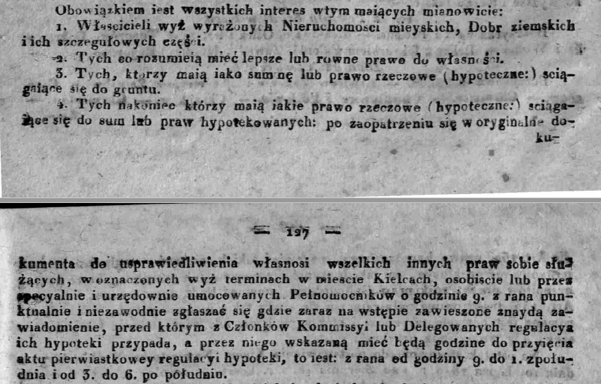 Komisja Hipoteczna, Dz.U.W.K. 11, 1825 r., cz.5a.jpg